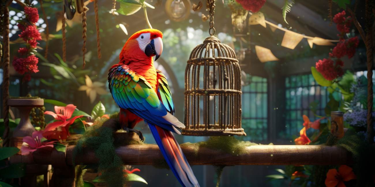 Woliery dla papug: stworzenie idealnego środowiska dla twoich skrzydlatych przyjaciół